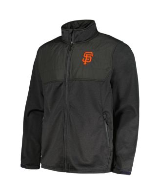Men's Heather Black San Francisco Giants Explorer Full-Zip Jacket