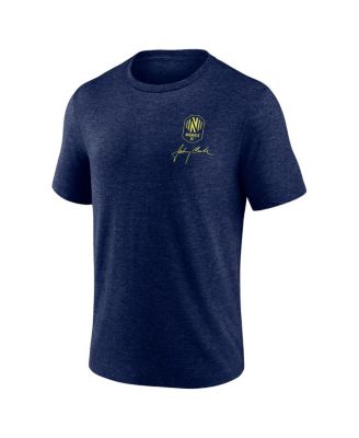 Men's Heather Navy Nashville SC x Johnny Cash Oval T-shirt