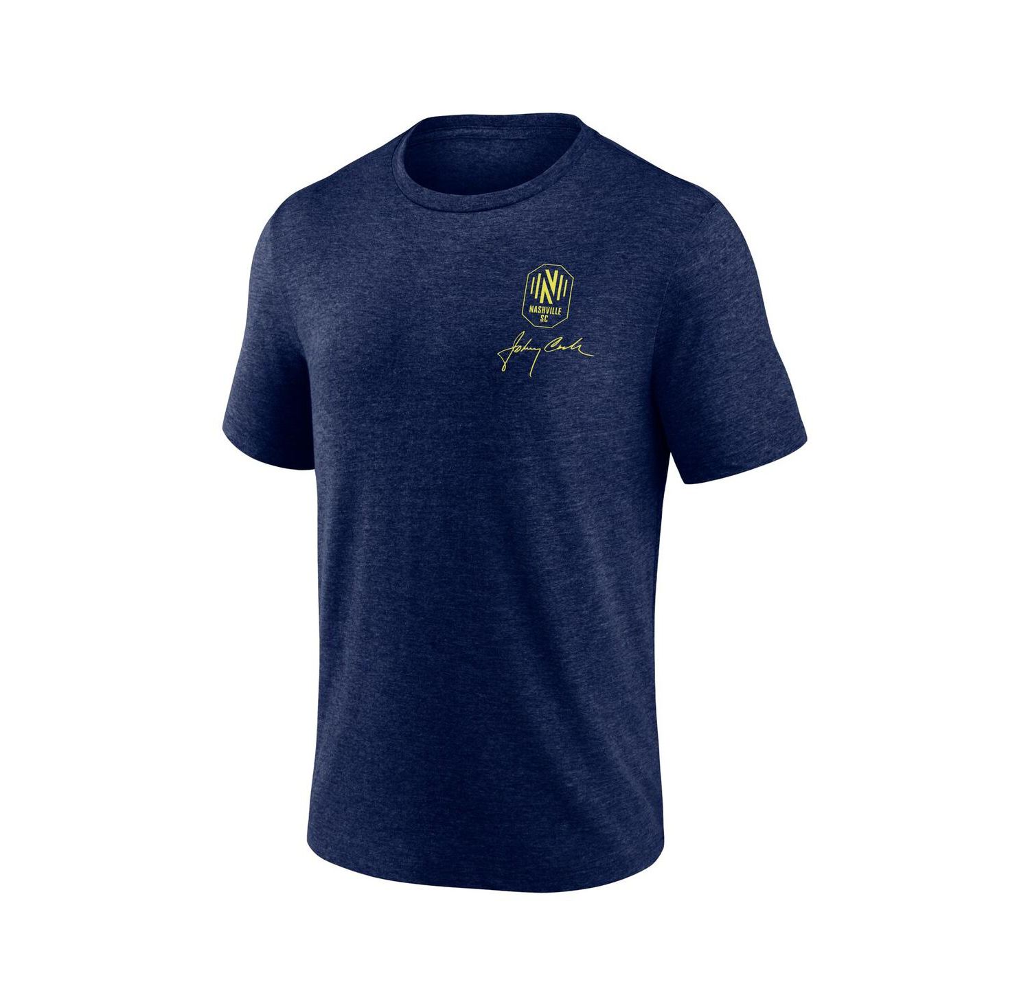 Men's Heather Navy Nashville SC x Johnny Cash Oval T-shirt