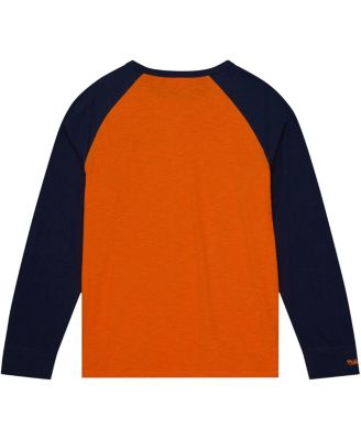 Men's Orange Illinois Fighting Illini Legendary Slub Raglan Long Sleeve T-shirt