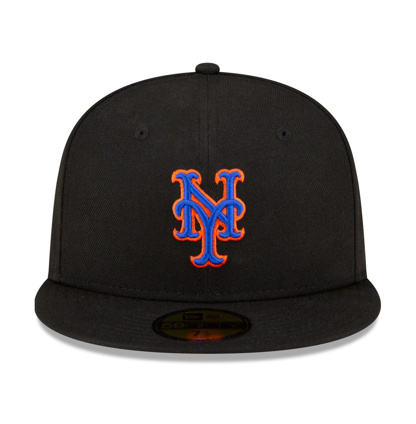 Мужская кепка New Era Black New York Mets Authentic Collection Alternate On-Field 59FIFTY Fitted Hat — фото 2