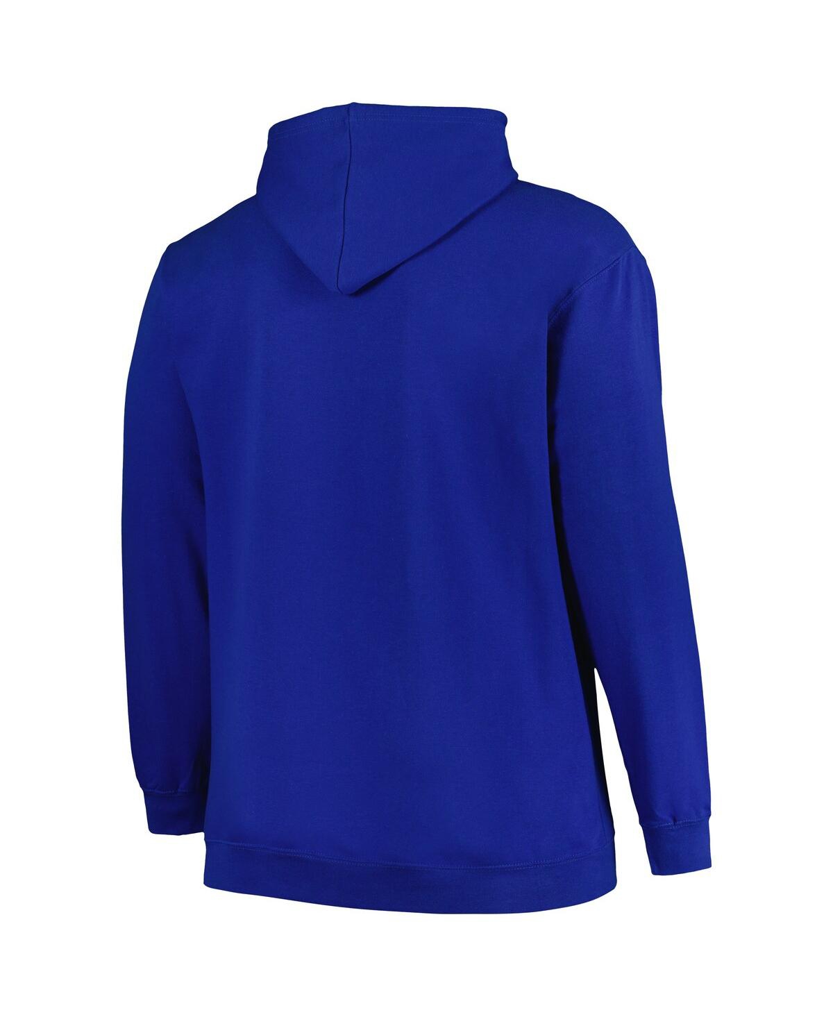 Profile Men's  Royal Buffalo Sabres Big And Tall Arch Over Logo Pullover Hoodie In Royal