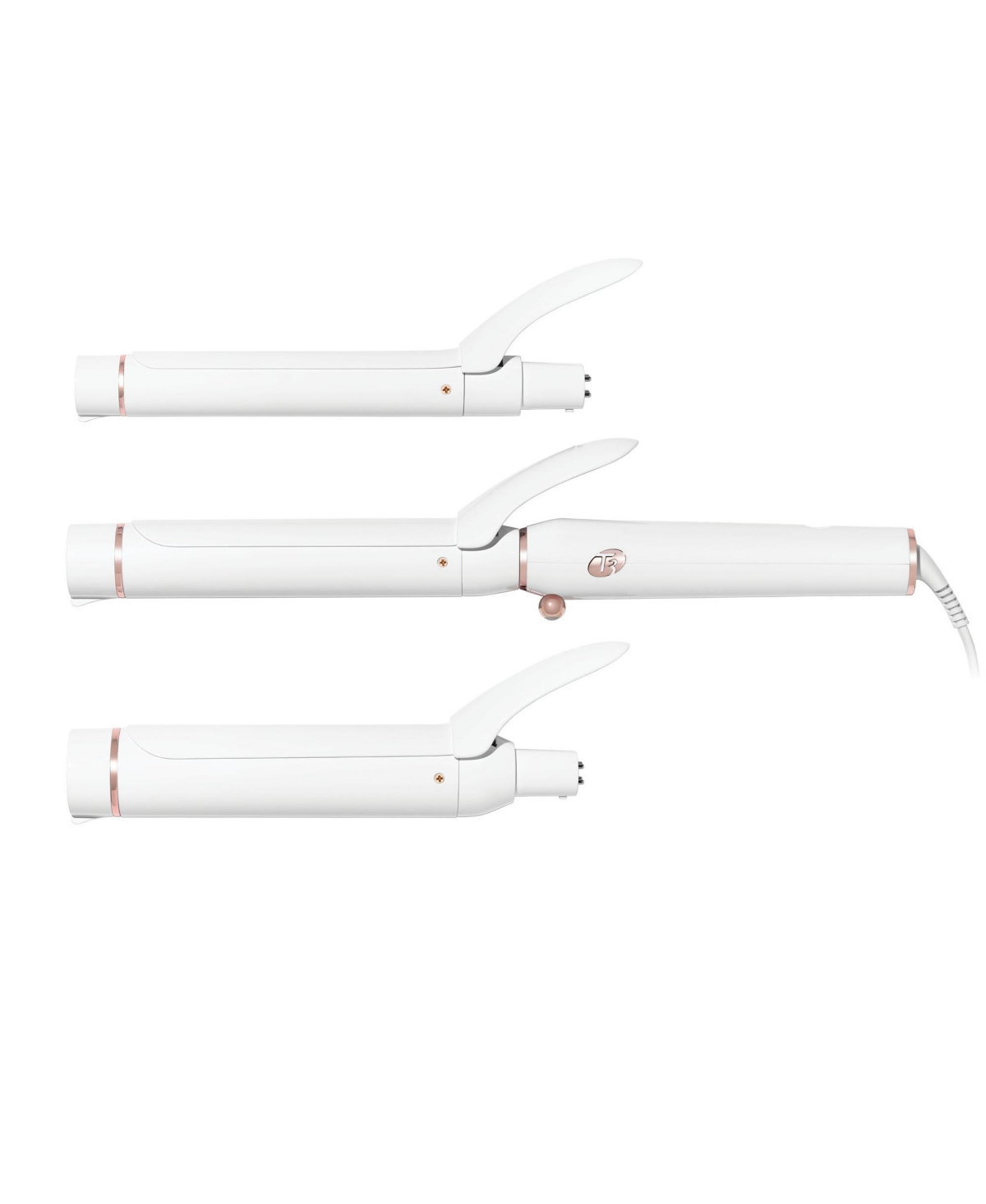 Shop T3 Switch Kit Classic Trio Interchangeable Curling Iron With 3 Barrels In White