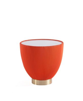 Anderson 18.43" Wide Leatherette Upholstered End Table