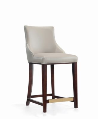 Shubert Leatherette Upholstered Counter Stool