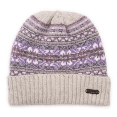 Women's Patterned Hat Eyelash Hat, Md Grey Hthr, One Size