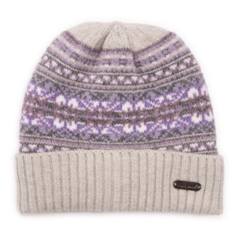Женский головной убор MUK LUKS Patterned Hat Eyelash Hat, Md Grey Hthr, One Size, цвет: Средний серый меланжевый