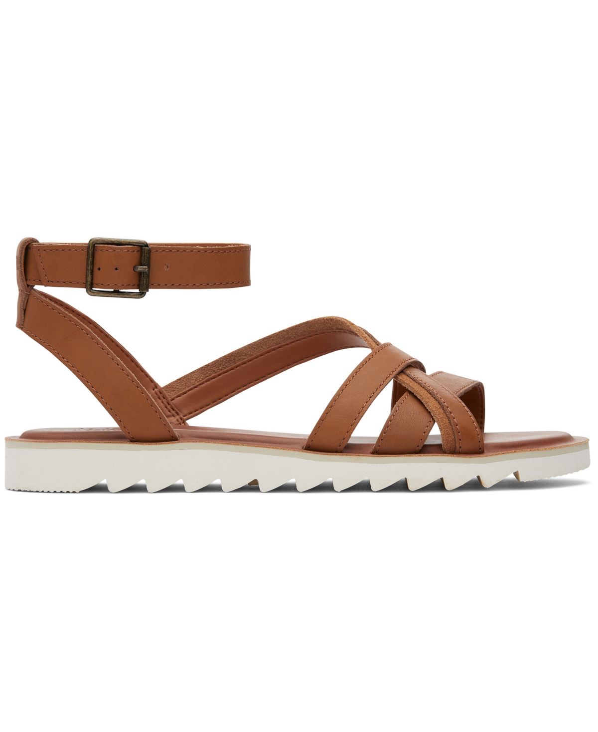 Toms Women's Rory Ankle-Strap Flat Tread Sandals