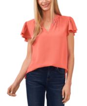 Coral tops at macy's clearance