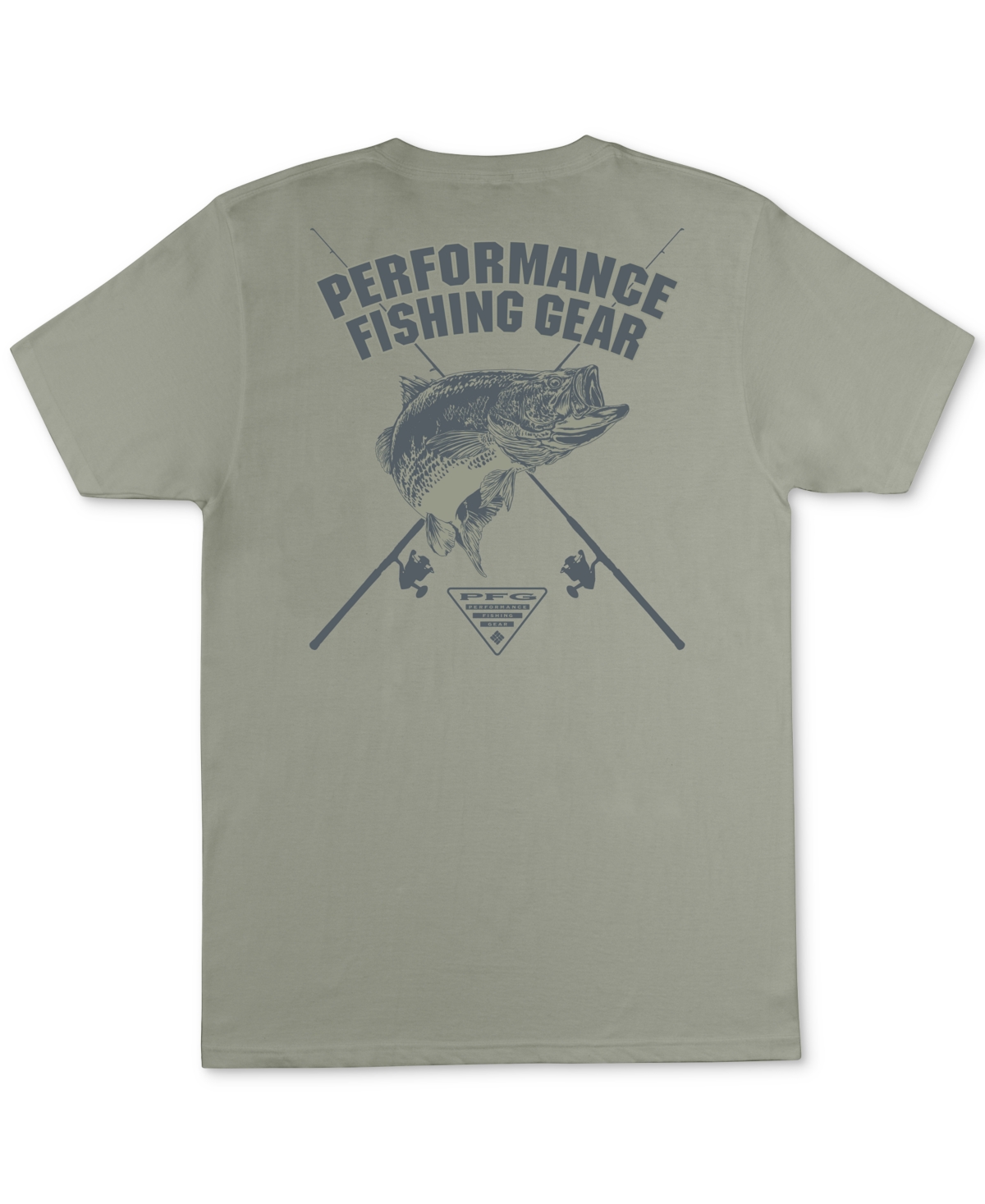 Columbia Men's Caster Performance Fishing Graphic T-shirt In Green
