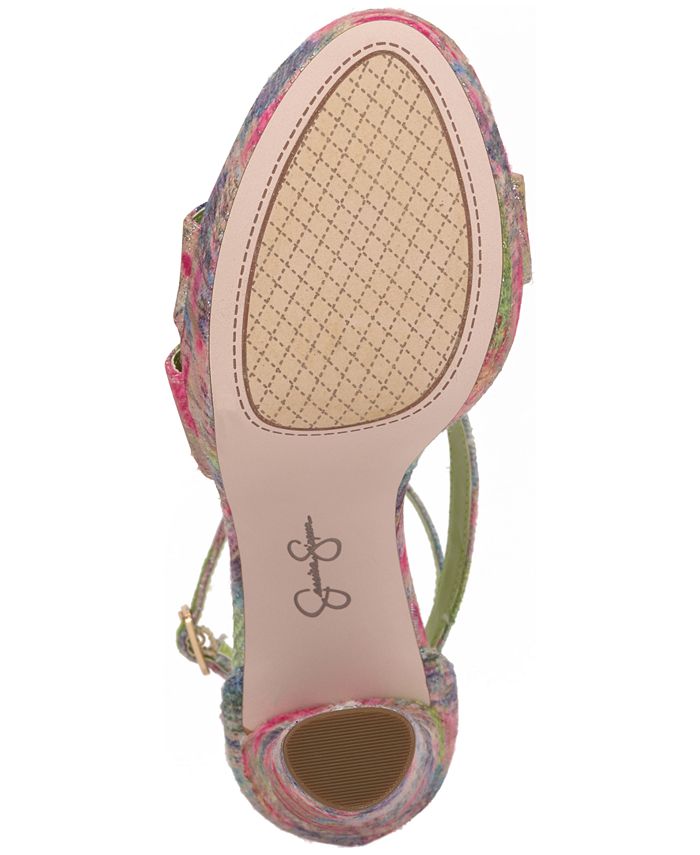 Jessica simpson discount floral heels