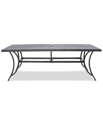 Wythburn Mix and Match 84"x 42" Cast Aluminum Outdoor Dining Table