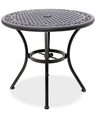 Wythburn Mix and Match 32" Round Cast Aluminum Outdoor Bistro Table