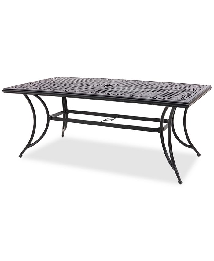 Agio Wythburn Mix and Match 72"x 38" Cast Aluminum Outdoor Dining Table