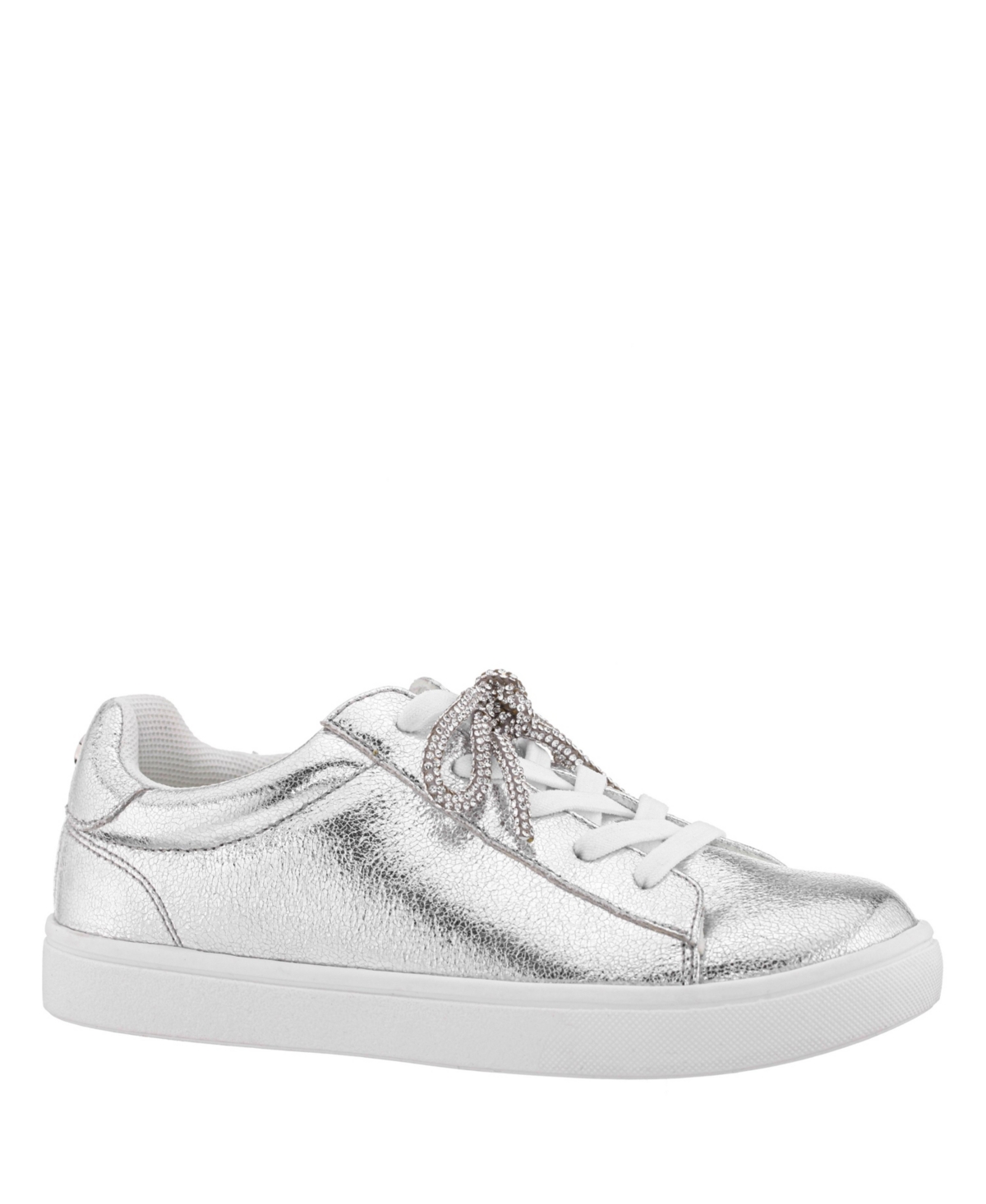 Shop Nina Little Girls Casual Sneakers In Silver