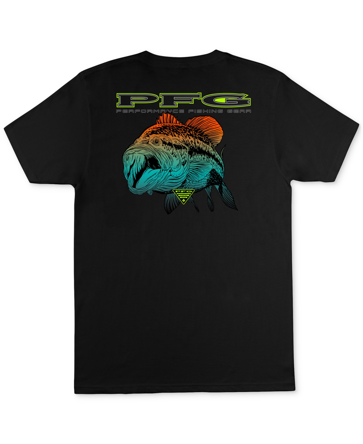 Men's Bristo Pfg Bass Graphic T-Shirt - Black