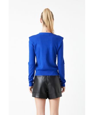 Women's V-neck Cardigan