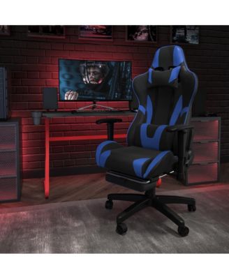 Z300 Gaming Racing Office Ergonomic Pc Chair With Reclining Back And Footrest