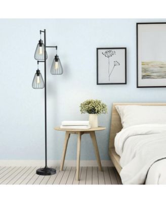 67 inch Industrial 3 - Light Floor Lamp Tree