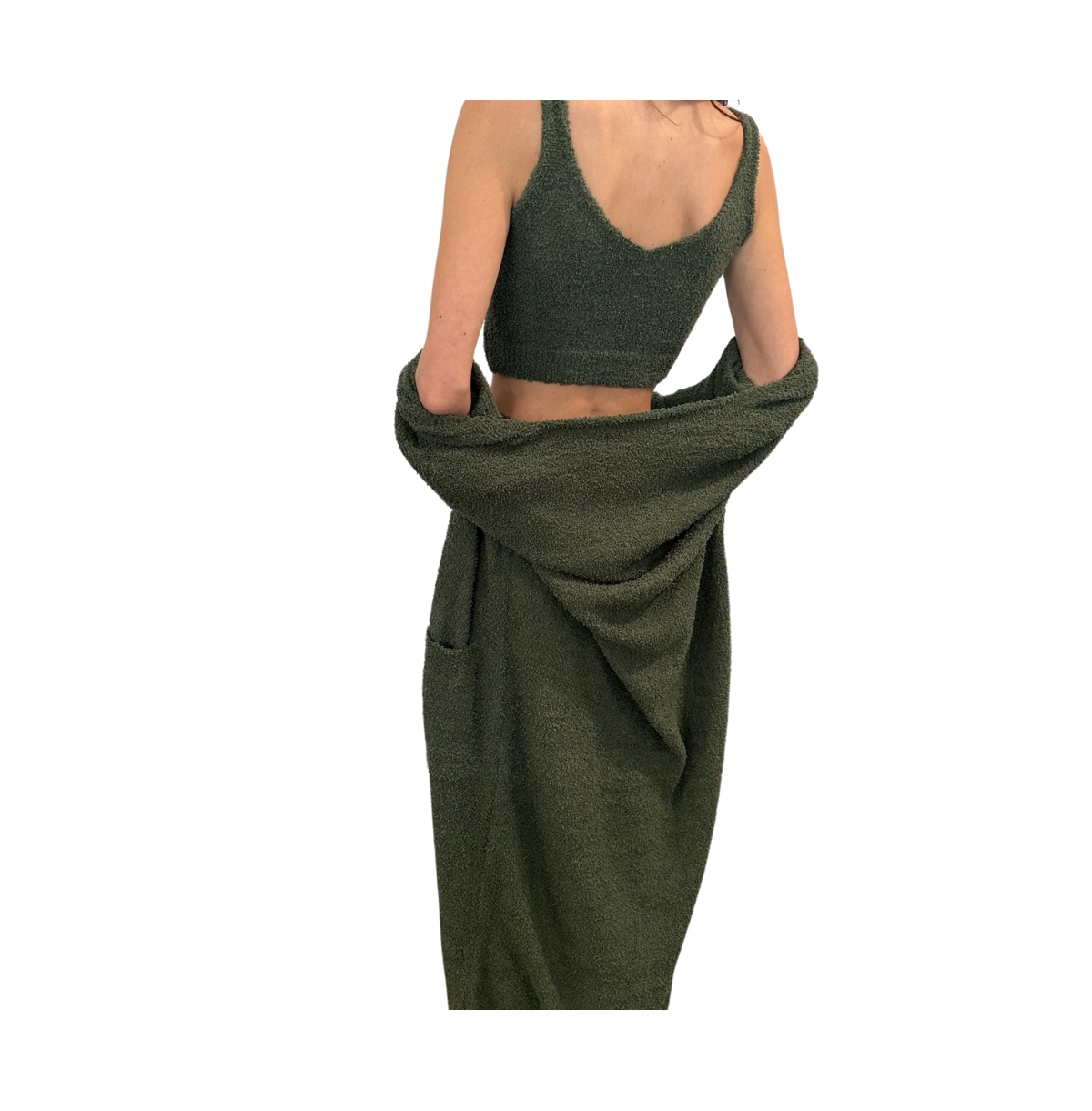 Naked Rebellion Women's Cozy Lounge & Sleepwear 3-Piece Set with Cardigan, Brami and Pants