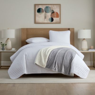 Host & Home Plush Sherpa Throw, 2-Sided Throw Blanket, 200GSM Plush Mink Velvet Face, 250GSM Plush Sherpa Reverse,Twin XL - 68x90