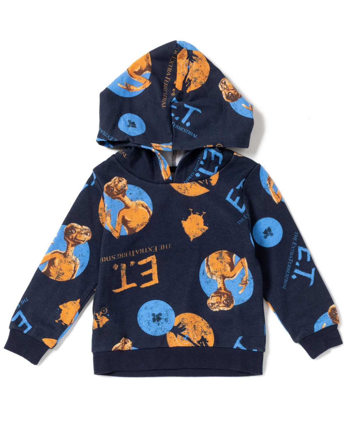 E.t. the Extra-Terrestrial Toddler Boys Et Toddler/child French Terry Pullover Hoodie and Pants Outfit Set Blue