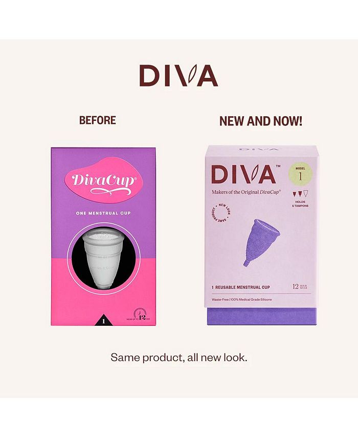 Divacup Diva Cup BPAFree Reusable Menstrual Cup LeakFree Up To 12