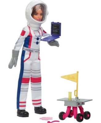 Barbie 65th Anniversary Careers Astronaut Doll and 10 Accessories Including Rolling Rover and Space Helmet