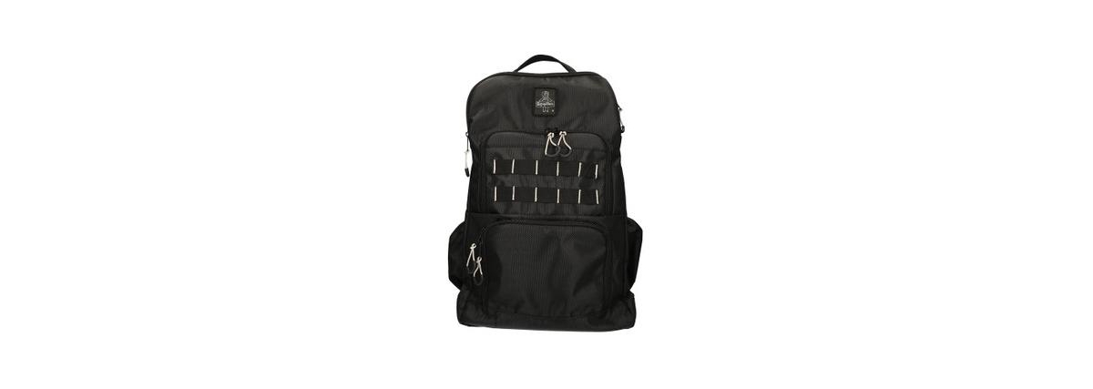 Durable Water- Repellent Carry On Padded Sleeve Laptop Travel Backpack - Black
