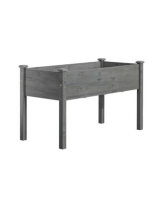 Wooden Grow Bed for Outdoor Vegetable and Flower Planting