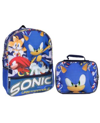 Sonic The Hedgehog Tails And Knuckles Kids School Travel Backpack 2 ...