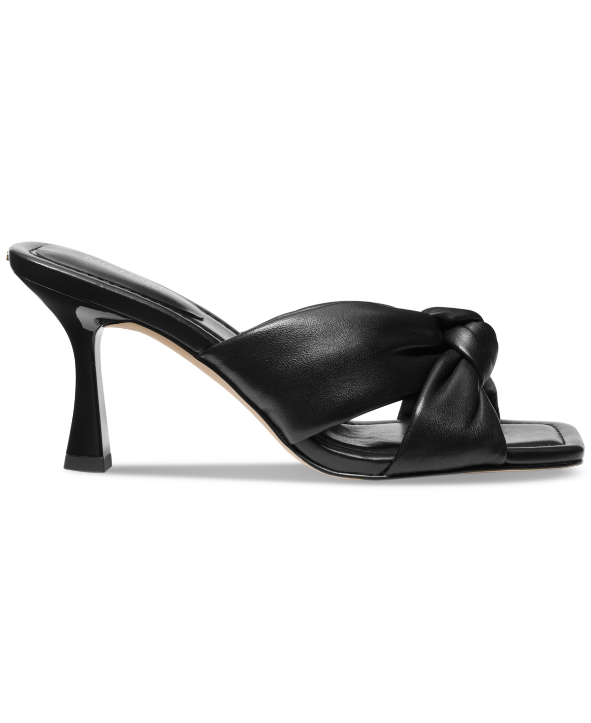 Shop Michael Kors Michael  Elena Knotted Strap High Heel Sandals In Cerise