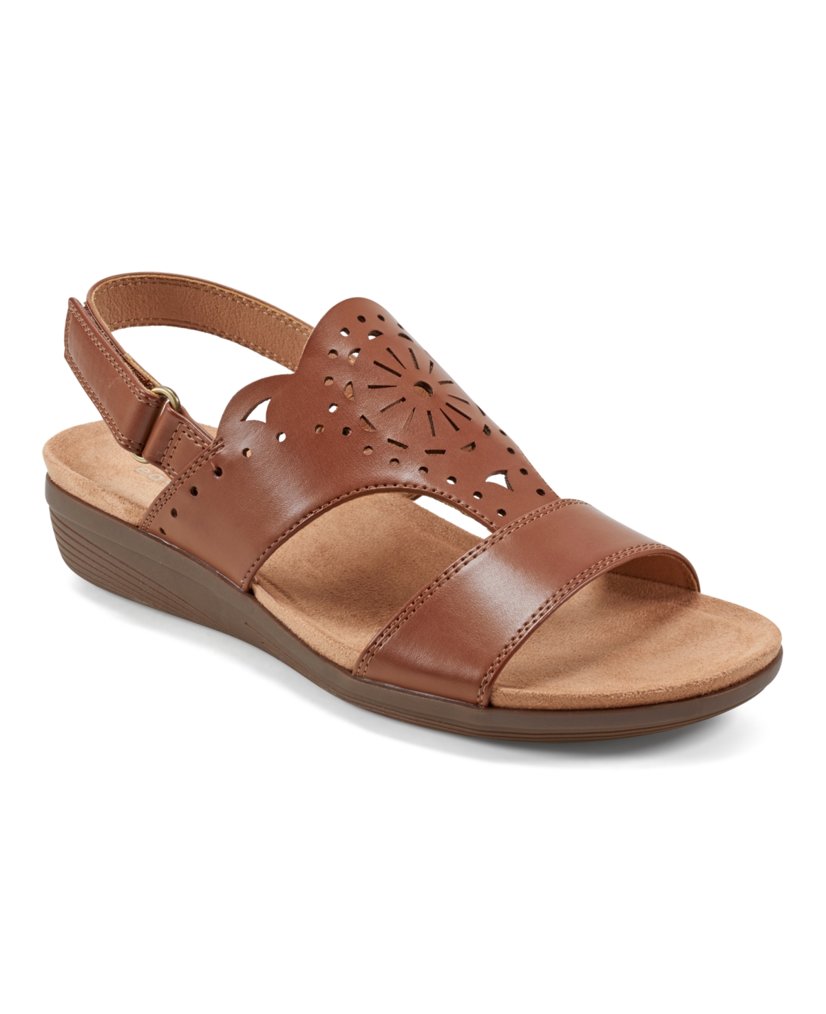 Women's Burlie Round Toe Slingback Casual Sandals - Medium Brown