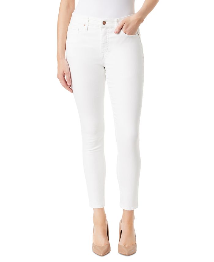 Macy's white 2025 skinny jeans