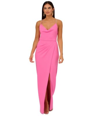 Women's Cowlneck Sleeveless Gown