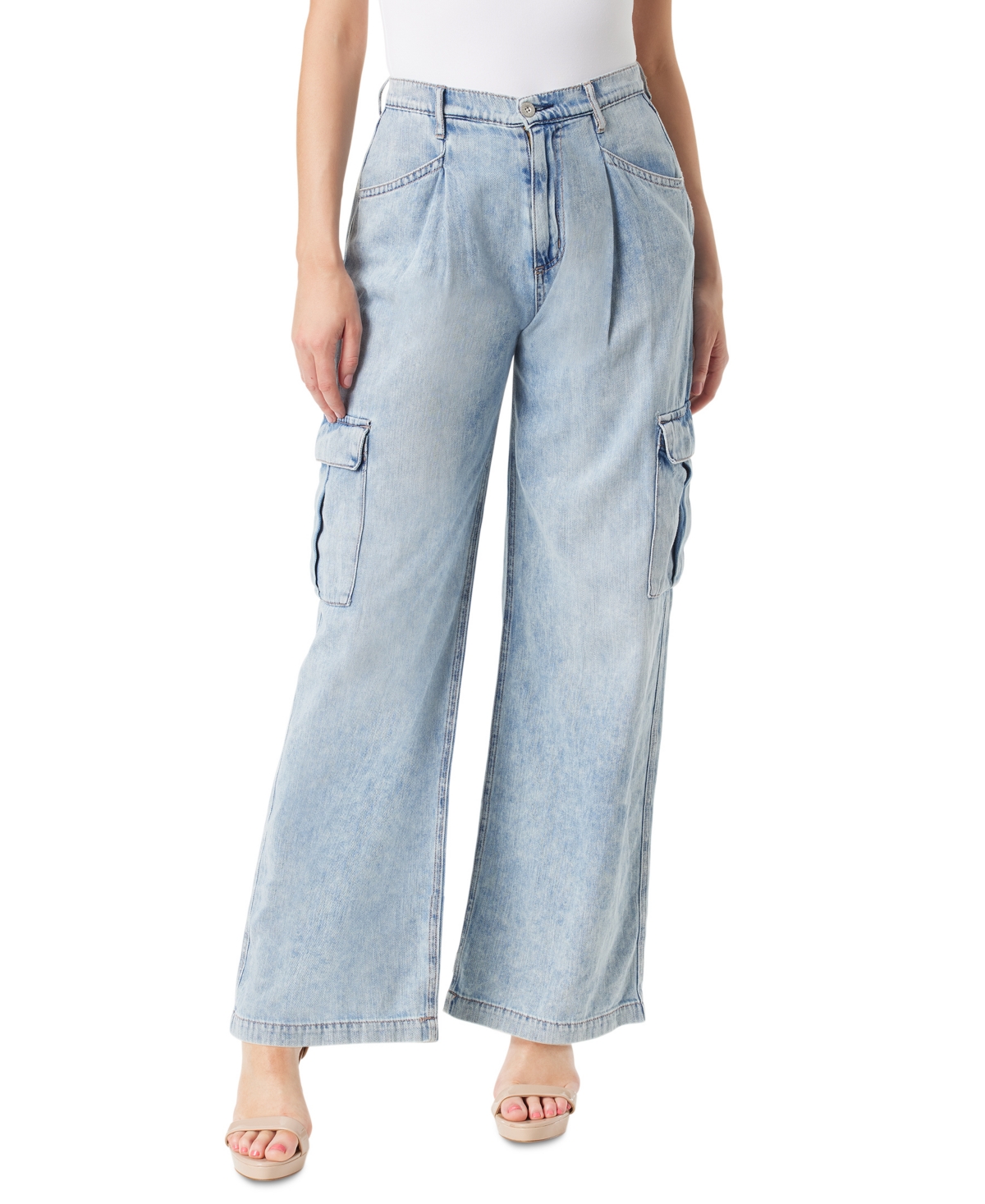 Women's Jenna Cotton Cargo Jeans - Dreamer