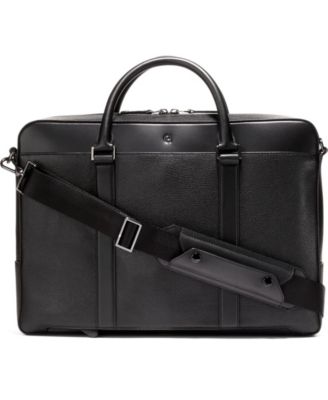 Triboro Medium Leather Briefcase Bag