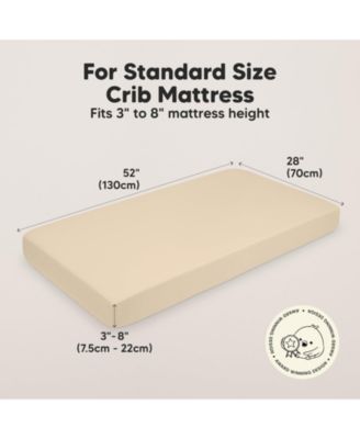 2pk Fitted Crib Sheets for Boys, Girls, Baby Crib Sheet, Standard Nursery Crib Sheet Cover