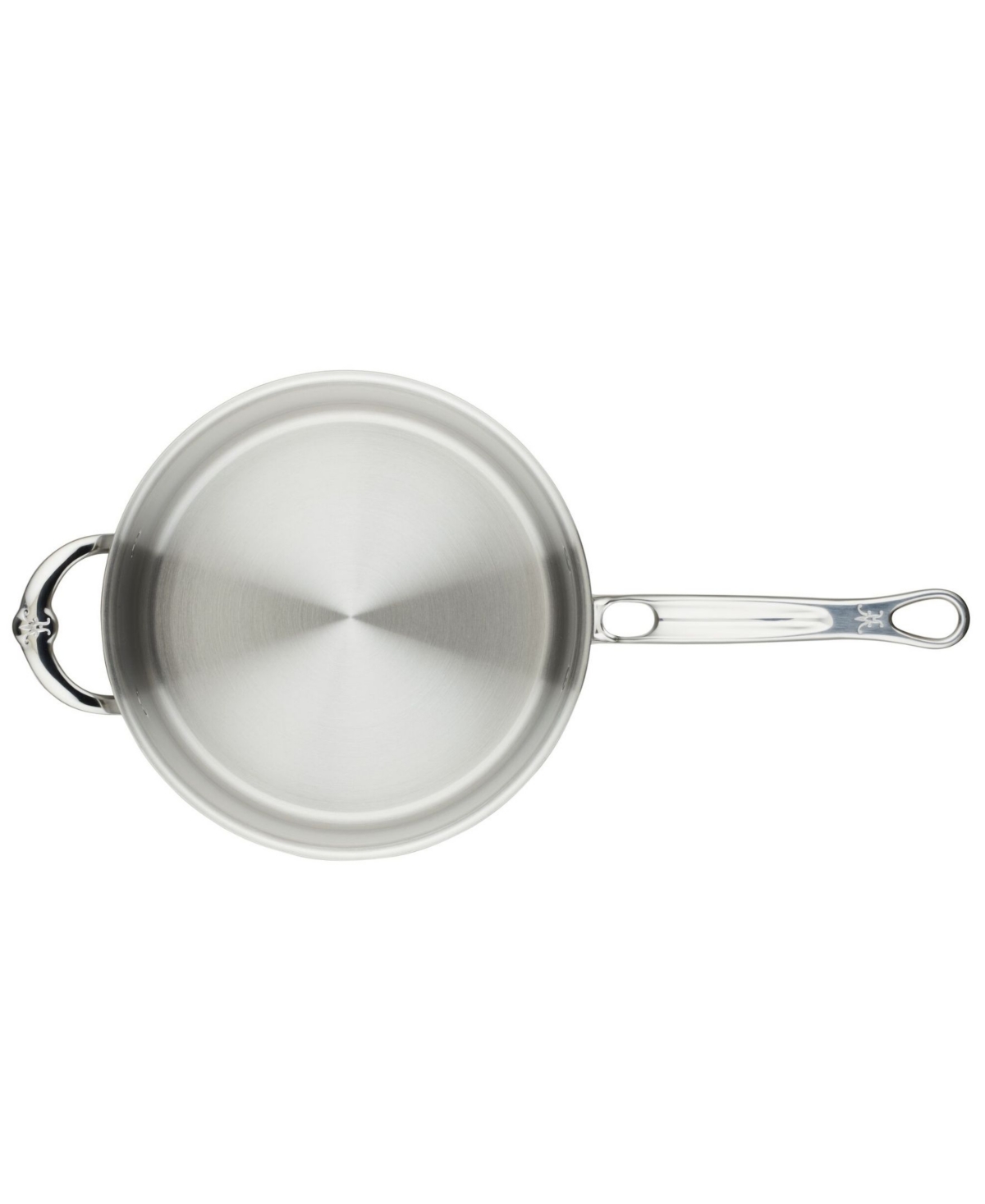 Shop Hestan Thomas Keller Insignia Commercial Clad Stainless Steel 4-quart Open Sauce Pot With Helper Handle In No Color