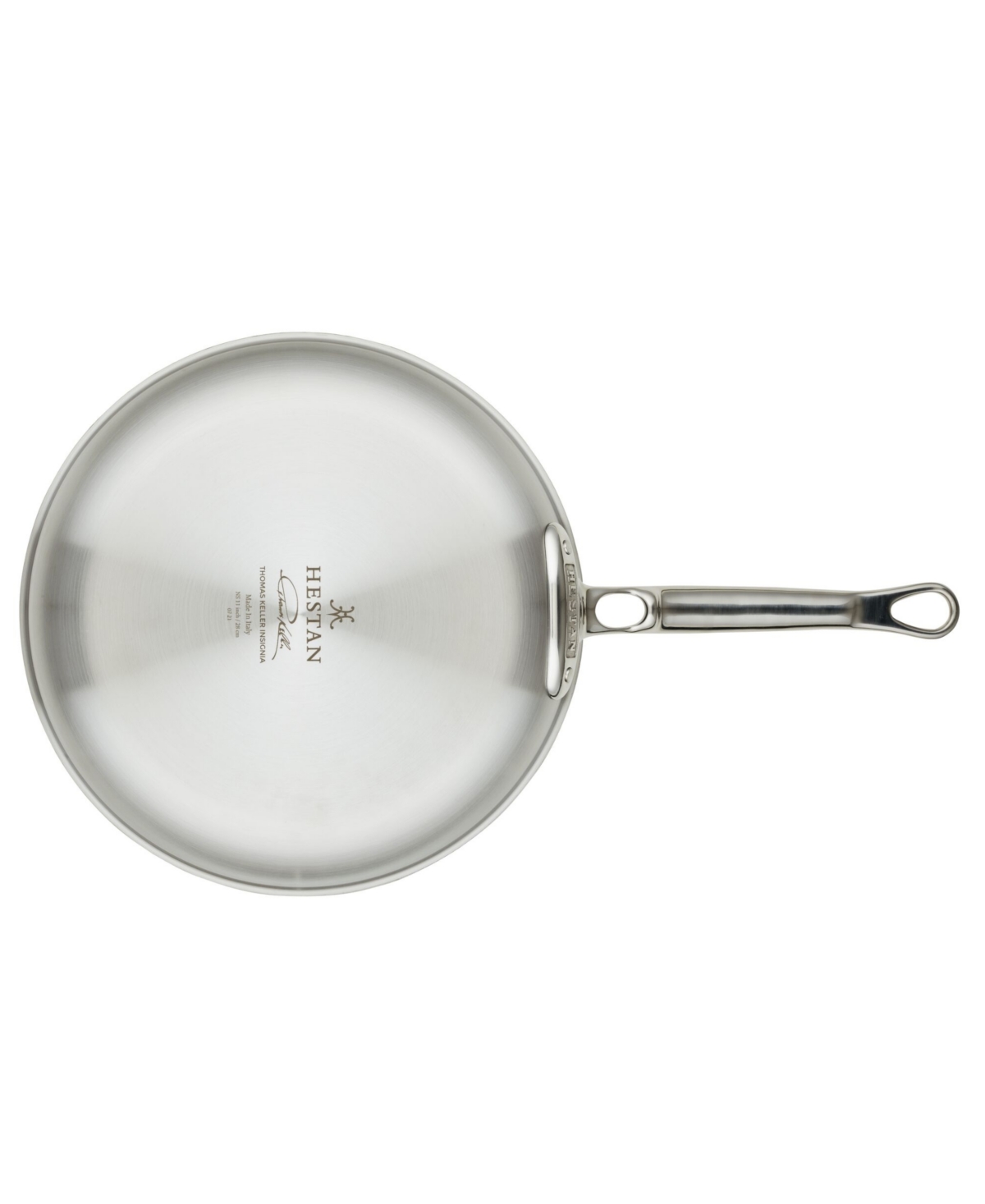 Shop Hestan Thomas Keller Insignia Commercial Clad Stainless Steel 11" Open Saute Pan In No Color