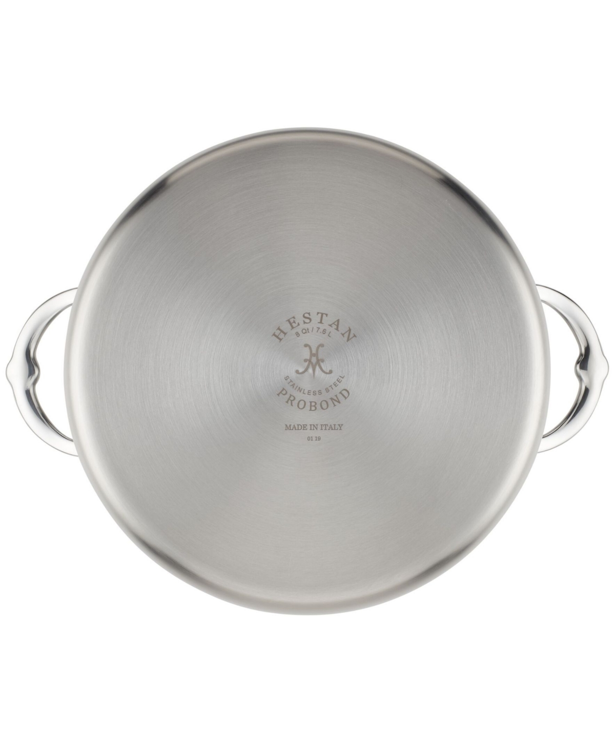 Shop Hestan Probond Clad Stainless Steel 8-quart Covered Stock Pot In Silver