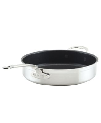 ProBond Clad TITUM&reg; Stainless Steel Nonstick 5-Quart Covered Saute Pan with Helper Handle