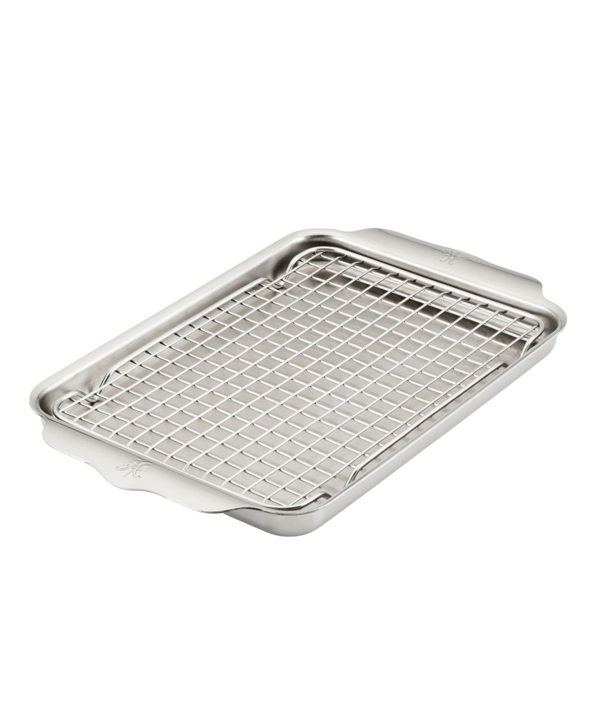 Shop Hestan Provisions Oven Bond Try-ply Quarter Sheet Pan With Rack In Stainless Steel
