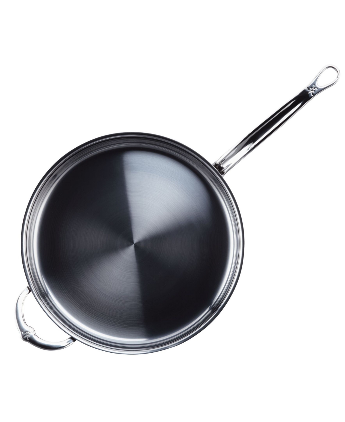 Hestan Nanobond Titanium Stainless Steel 3.5-quart Covered Saute With Helper Handle In Stainless Steel