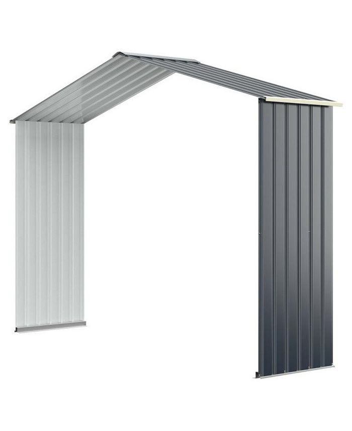 Slickblue Outdoor Storage Shed Extension KitGrey Macy's