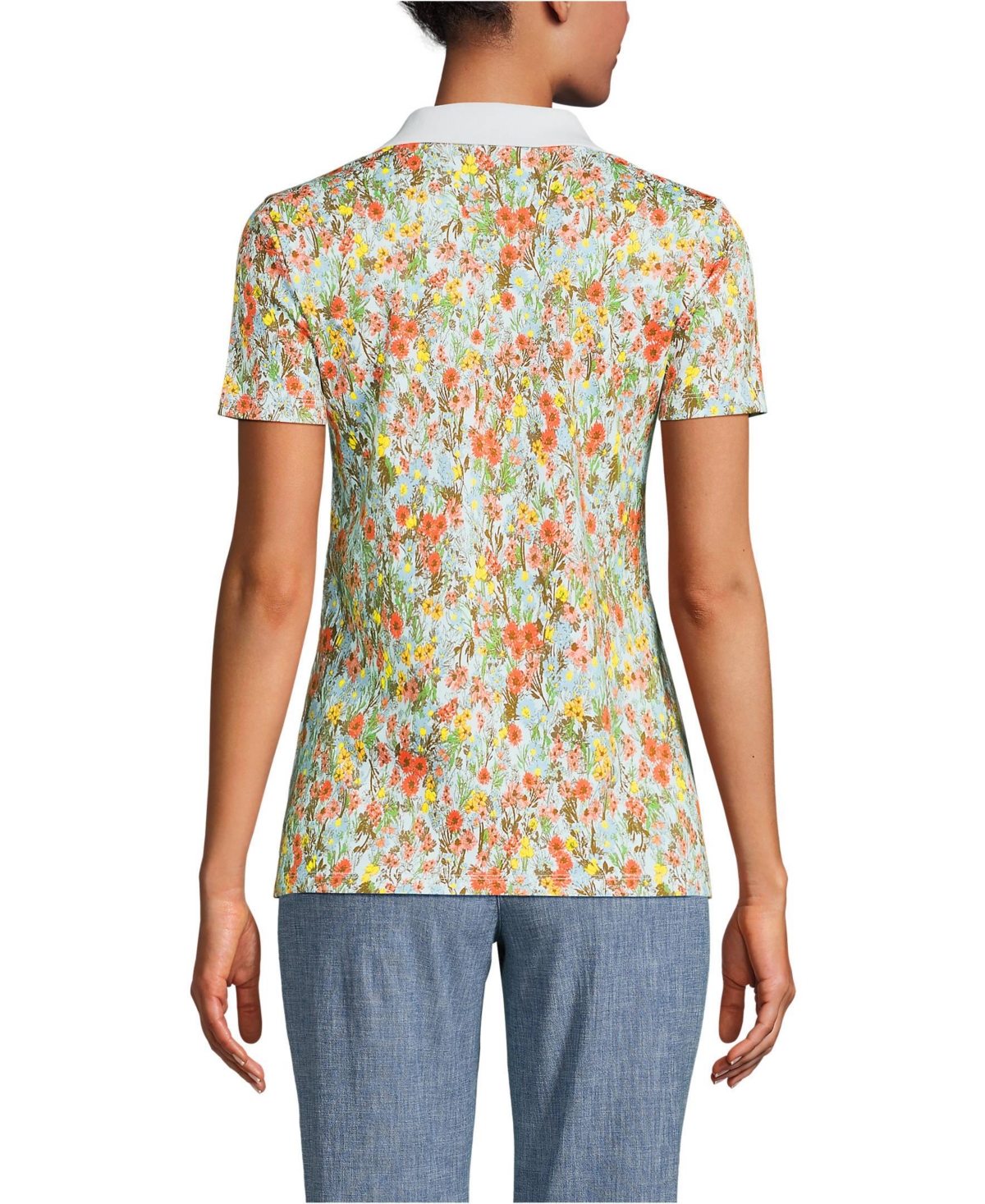 Lands' End Women's Supima Cotton Polo