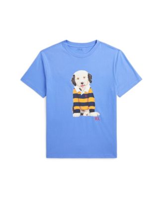 Big Boys Dog-Print Cotton Jersey T-shirt