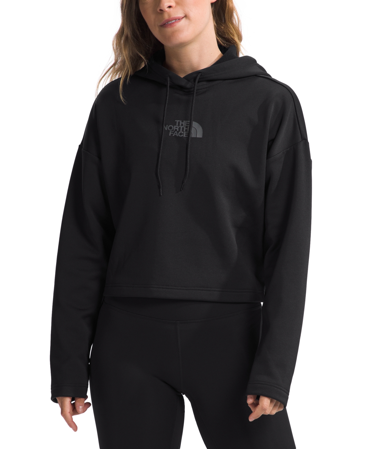 The North Face Women's Horizon Performance Cropped Hoodie In Tnf Black