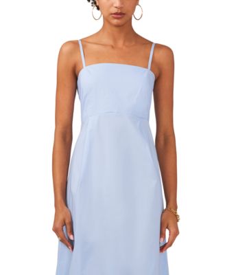 CeCe Women's Bow Back Sleeveless Cotton Maxi Dress