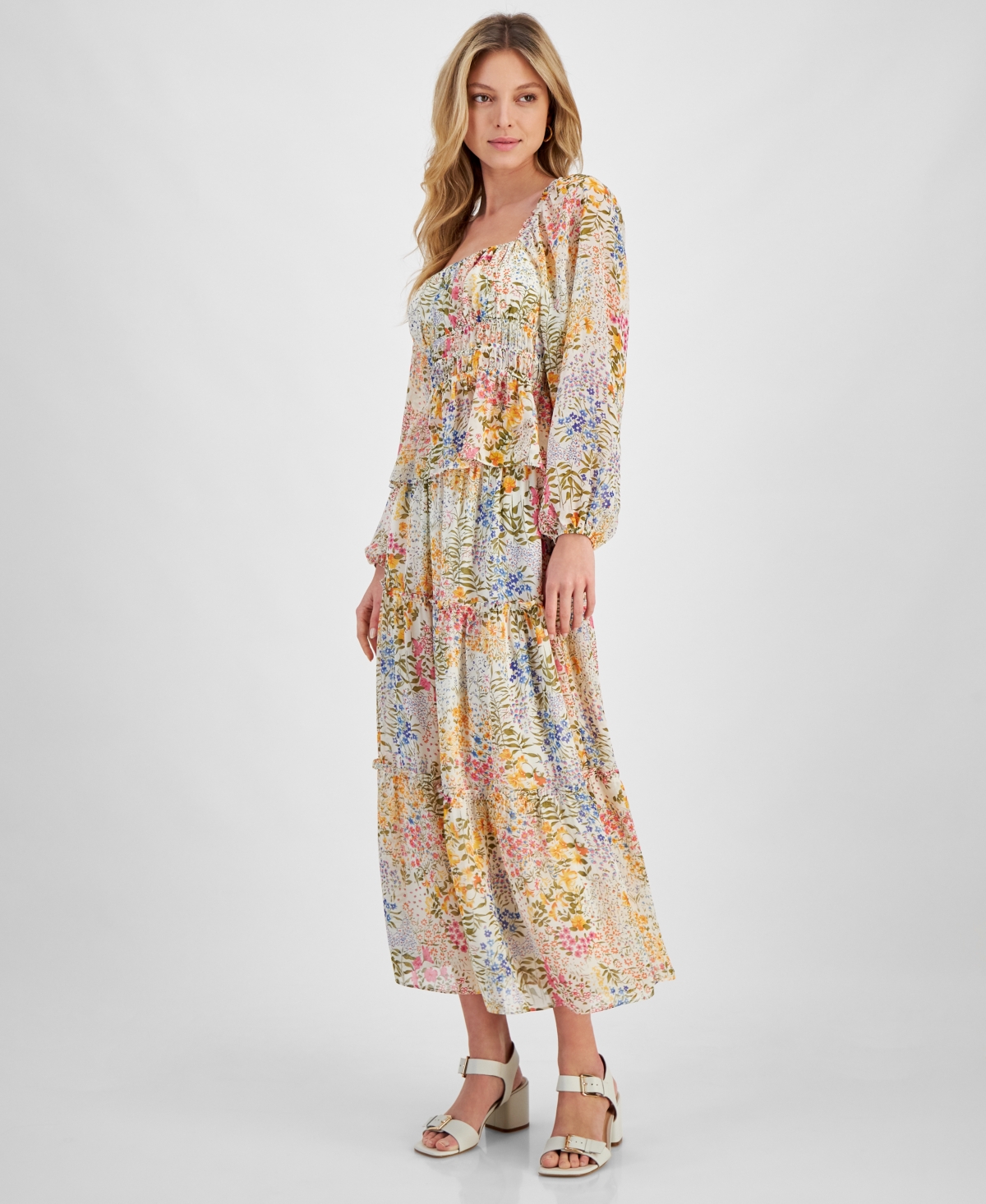 Lucy Paris Women's EvelynPrint Midi Skirt - Floral